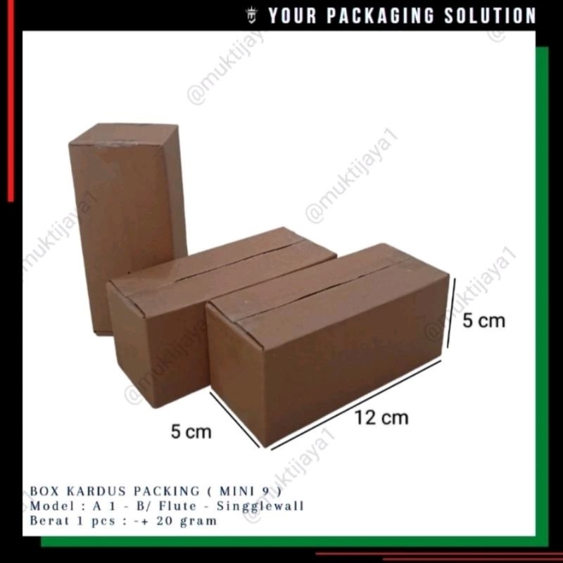 Jual BOX MINI 9 • 12x5x5cm • KARDUS/ BOX/ KARTON/ PACKING | Shopee ...