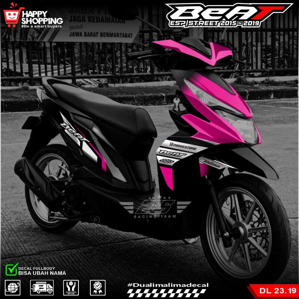 Jual (COD) Decal Stiker Beat street Fullbody Beat Esp Street Fi Tahun ...