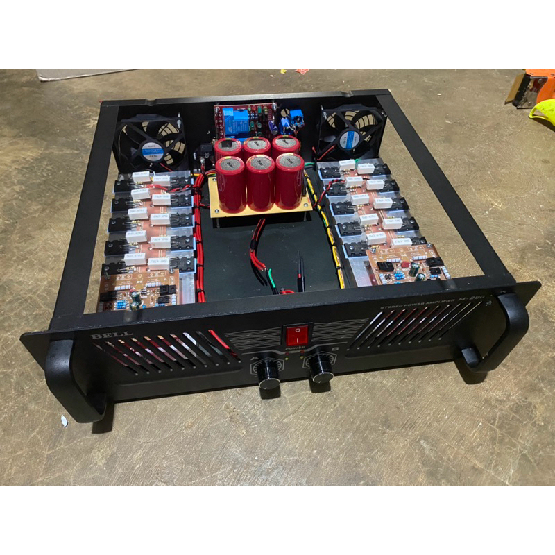 Jual POWER AMPLIFIER RAKITAN 15A CT 55/45 TANPA TRAFO/POWER RAKITAN