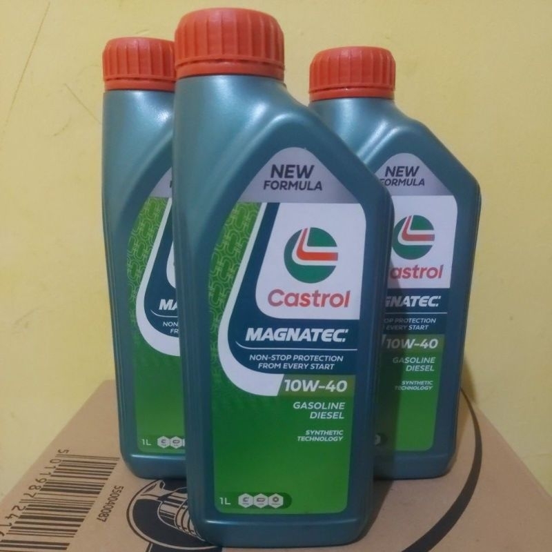 Jual Oli Mesin Castrol Magnatec Sae 10w 40 1 Liter Bensin Solar Diesel