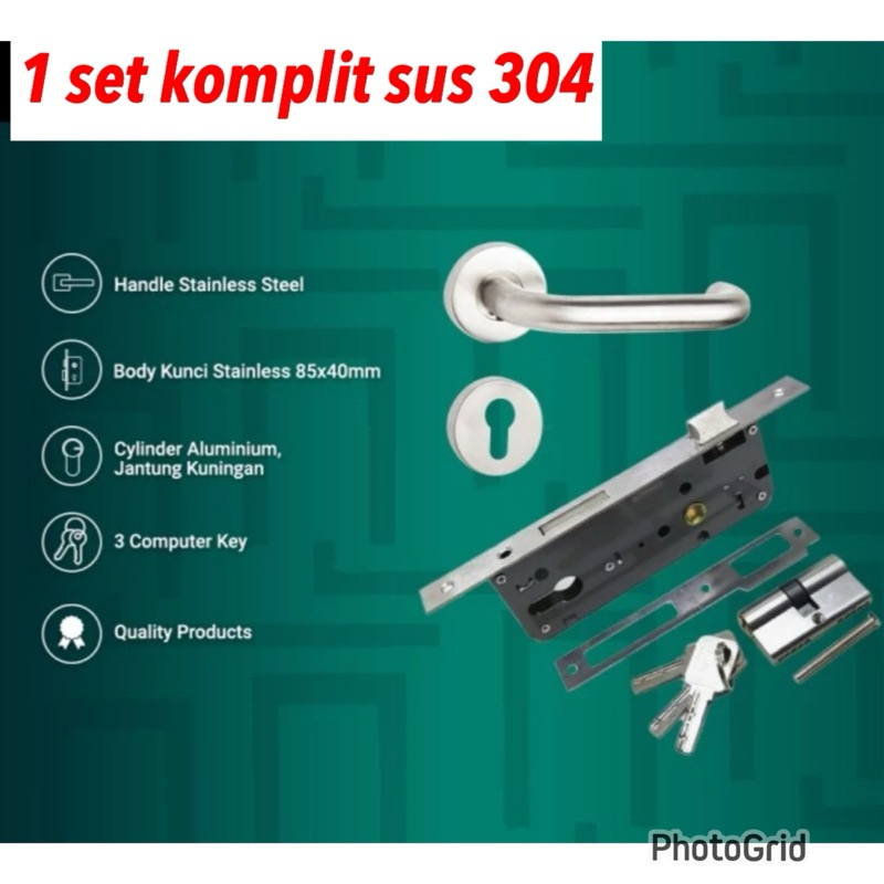 Jual Termurah Terlaris Belluci Handle Pintu Roses Kunci Pintu Komplit