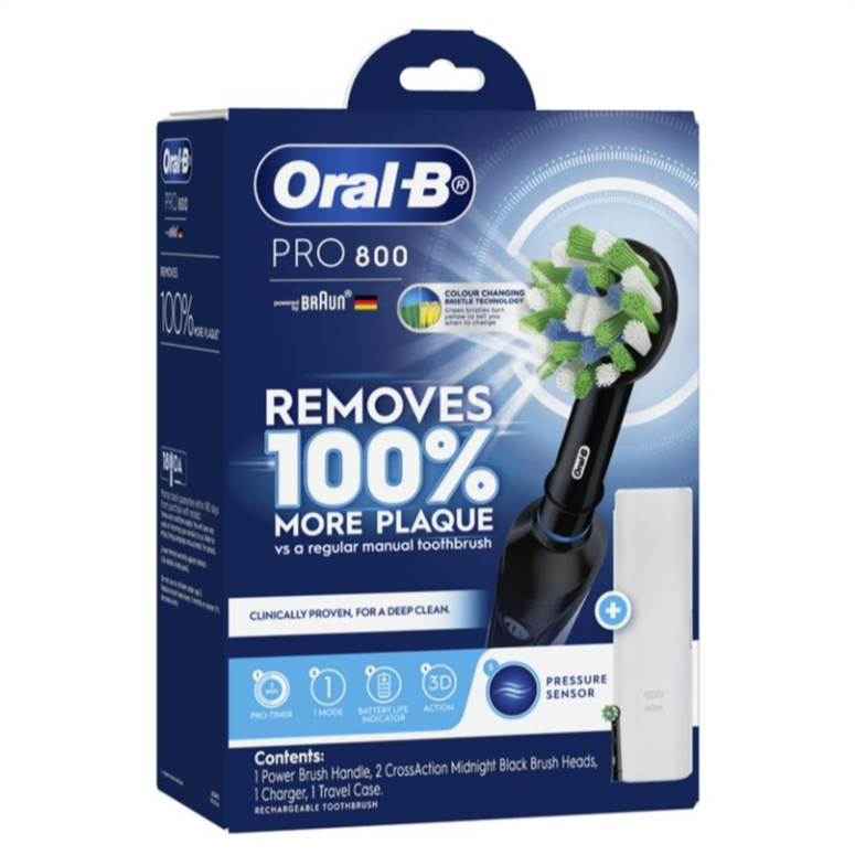 Jual Oral B Pro 800 CrossAction Electric Toothbrush Sikat Gigi Elektrik ...