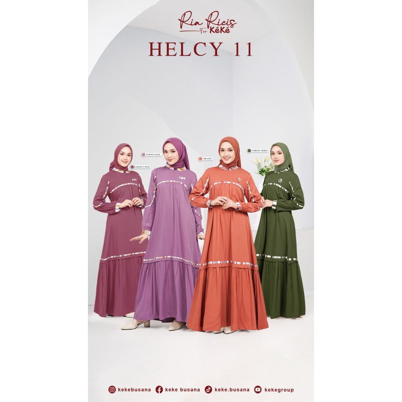 Jual Gamis HELCY 11 RIA RICIS for KEKE | Shopee Indonesia
