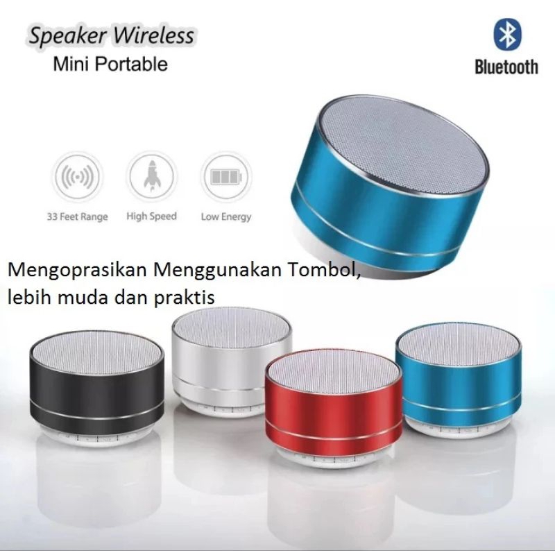 Jual SPEAKER MINI BLUETOOTH WIRELESS PORTABLE A10 | Shopee Indonesia