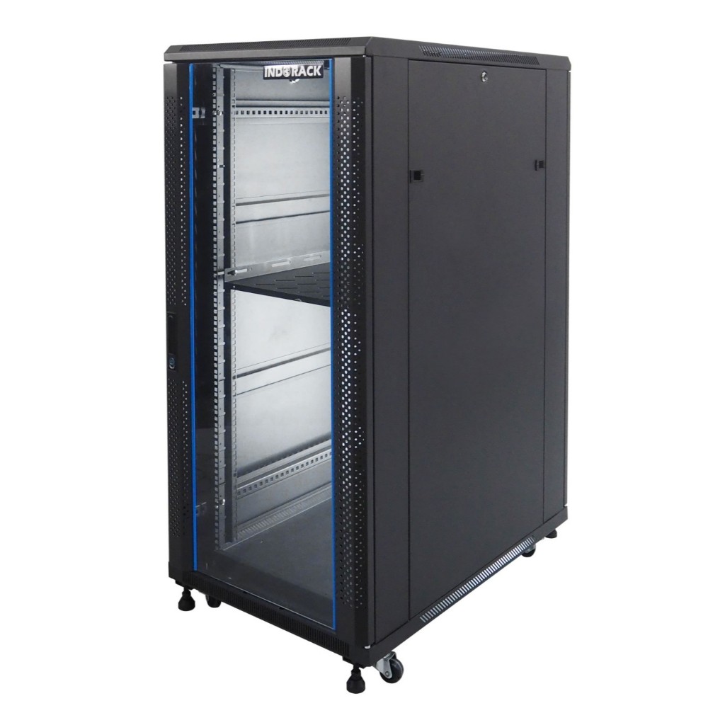 Jual IR9027G - 27U Close Rack Depth 900mm Glass Door 19