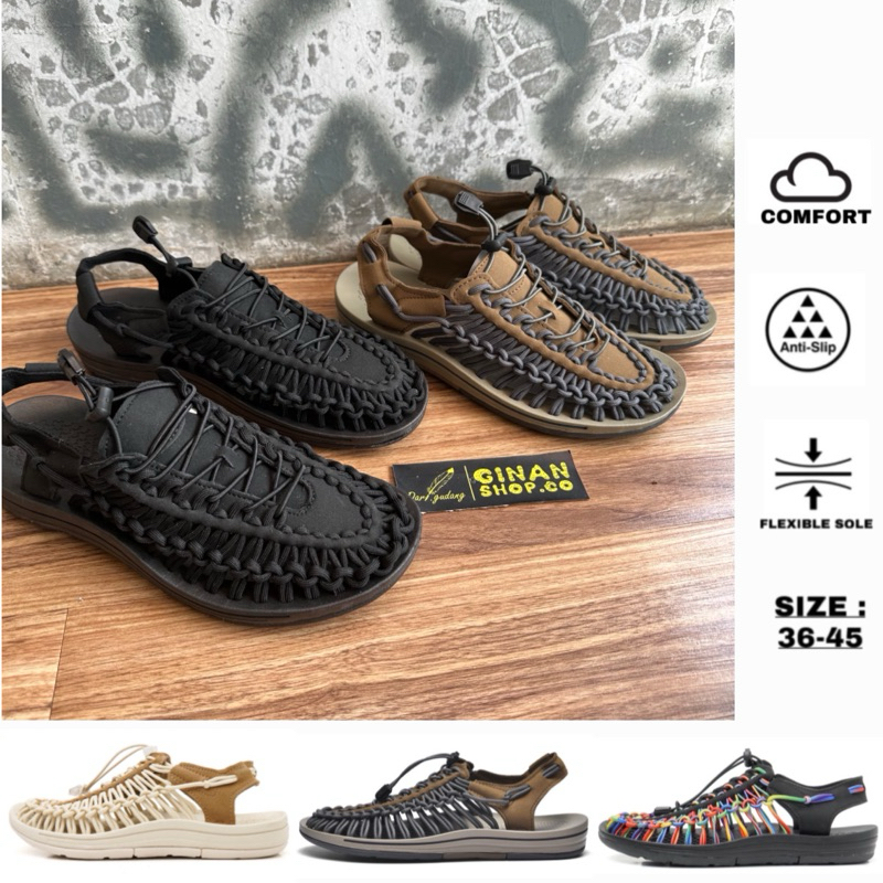 Jual Sepatu Sandal Pria dan Wanita 36-45 Sendal Gunung Sendal Hiking ...