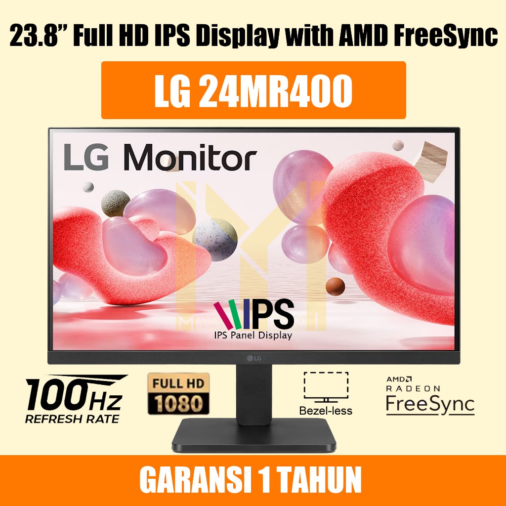 Jual LG 24MR400-B 23.8" / 24" IPS 100Hz Full HD Display With AMD ...