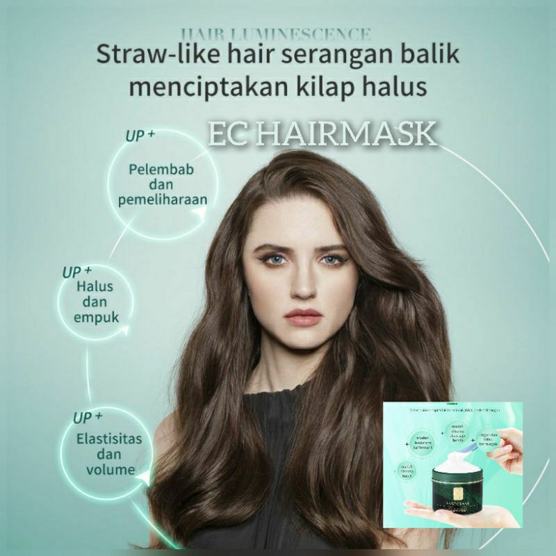 Jual [BPOM] EC HAIR MASK ESSENCE INFUSED AMINO ACIDS NOURISHED