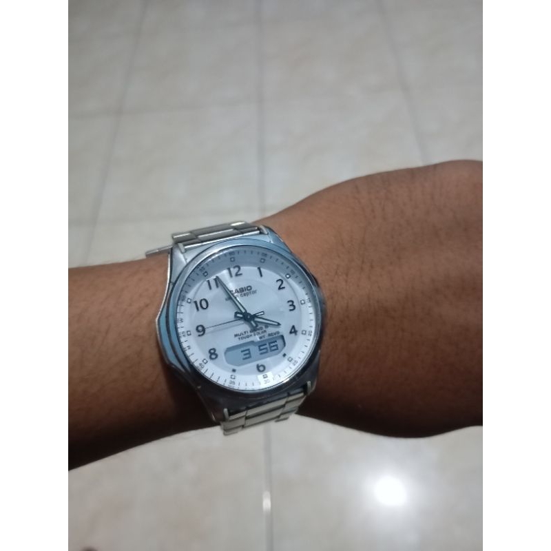 Jual Jam Tangan Pria Casio Wave Ceptor Multiband 6 WVA M630 Tough Solar ...