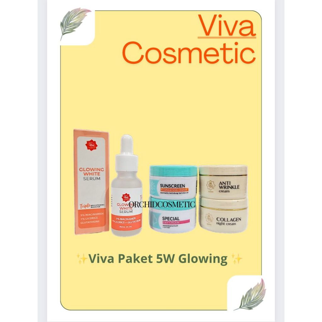 Jual VIVA Paket Skincare Viva Paket Hemat Perawatan Wajah Glowing