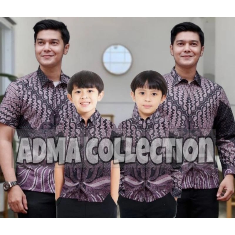 Jual TERBARU Adma Collection Couple sweet || couple batik ayah dan ...