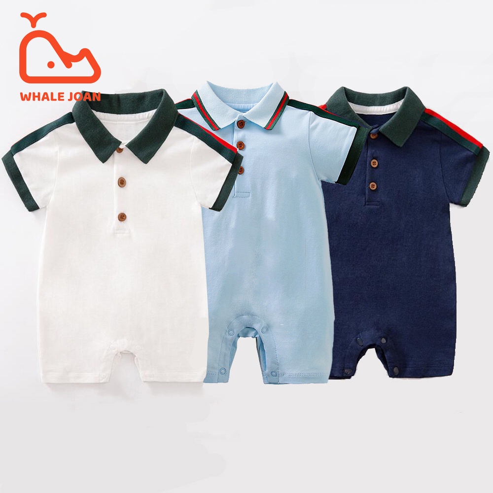 Jual Jumper Baju Bayi Laki Laki 0 6 12 18 Bulan Lengan Pendek Baru
