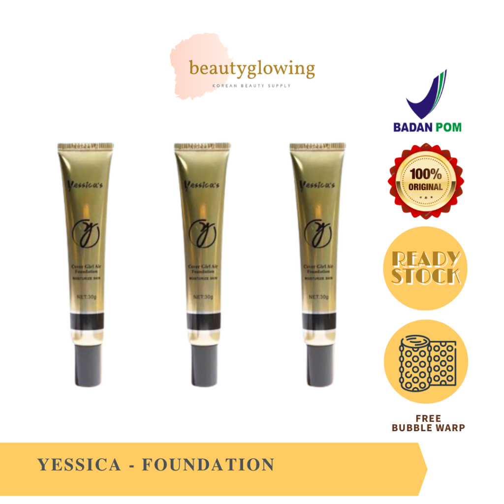 Jual YESSICA FOUNDATION Cover Girl Air Moisturize skin 30gr | kulit ...