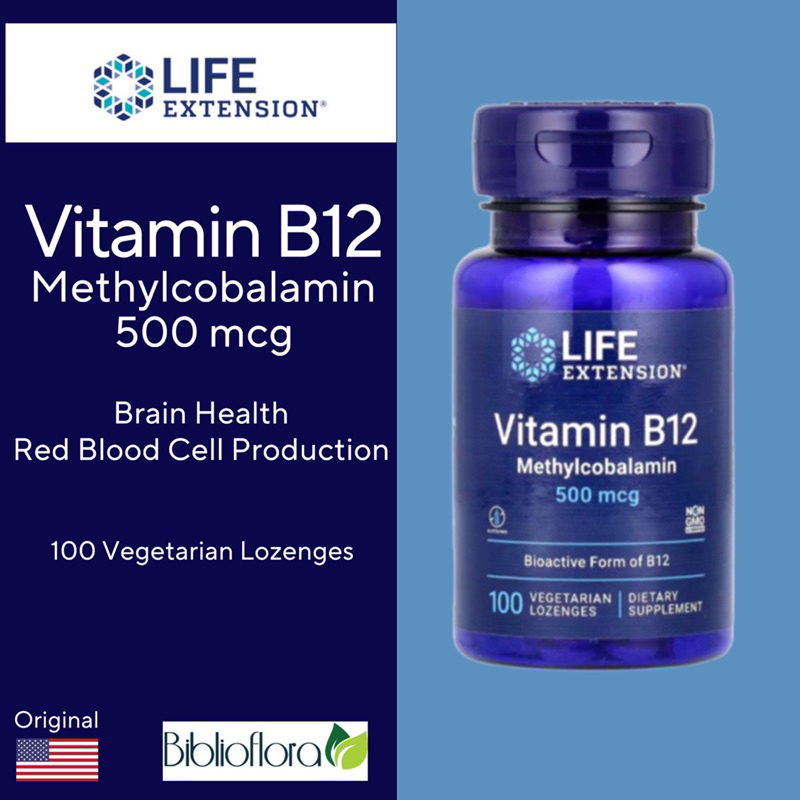Jual Life Extension Vitamin B12 Methylcobalamin 500 mcg 100 Lozenges