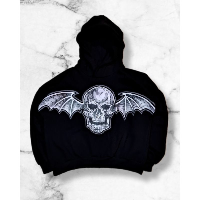 Jual Boxy hoodie a7x skull | Shopee Indonesia