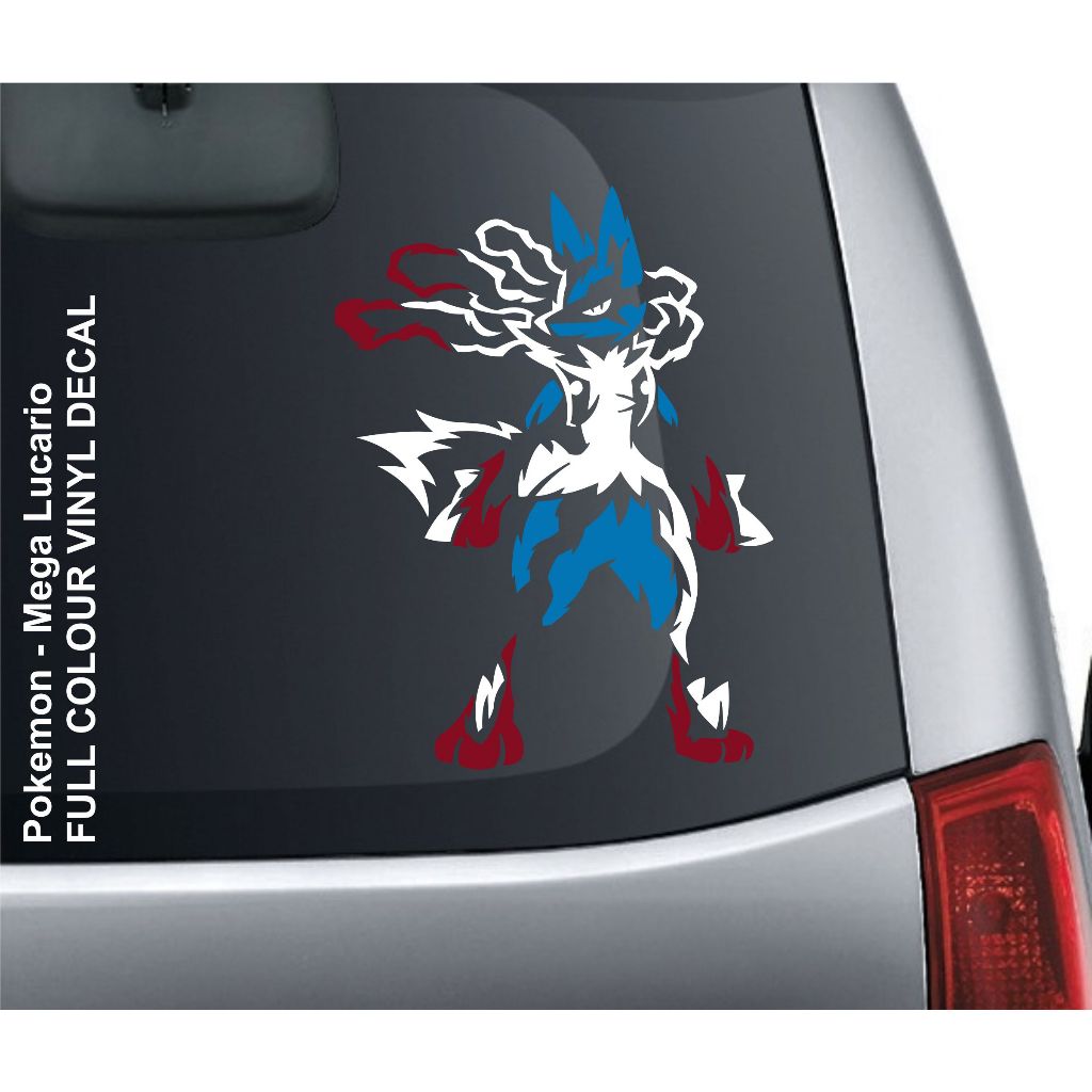 Jual Sticker Pokemon Mega Lucario Unik Lucu Murah | Shopee Indonesia