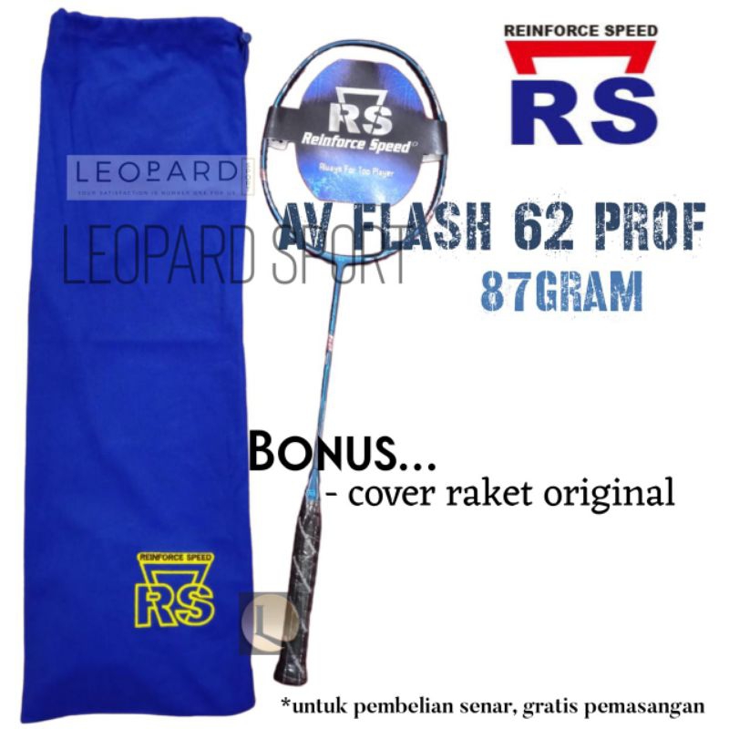 Jual Raket Badminton RS AV FLASH 62 PROF / Raket RS | Shopee Indonesia
