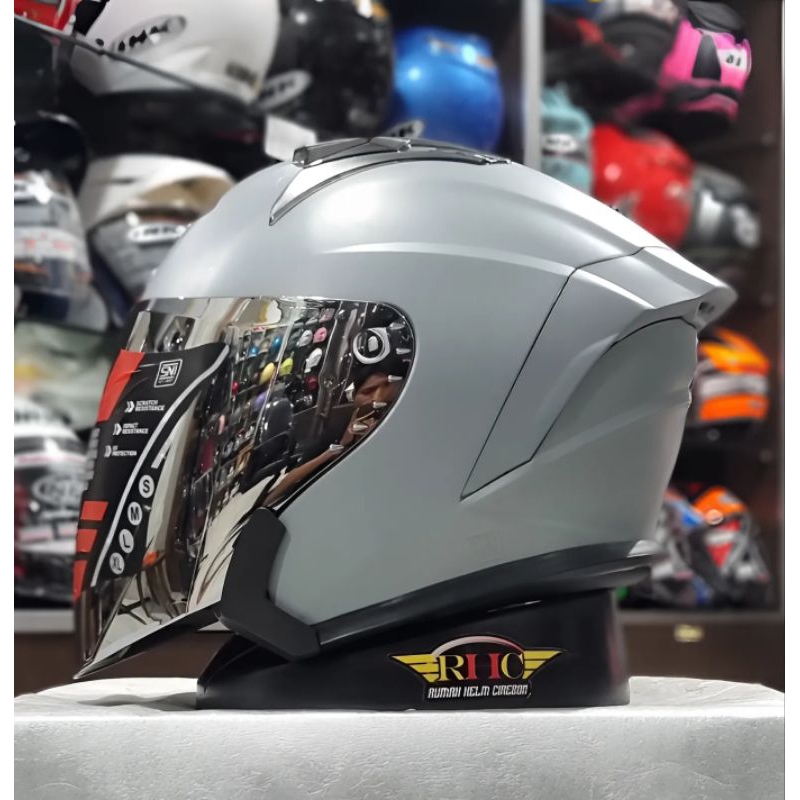 Jual HELM TERBARU R-SIX EAGLE HALF FACE SNI COD R SIX EAGLE | Shopee ...