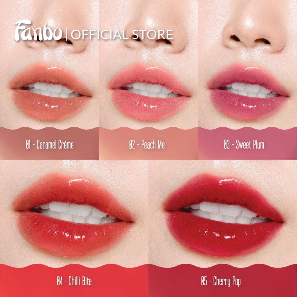 Jual Fanbo Glossy Tint | Korean make up look, tahan 5 jam. | Shopee ...