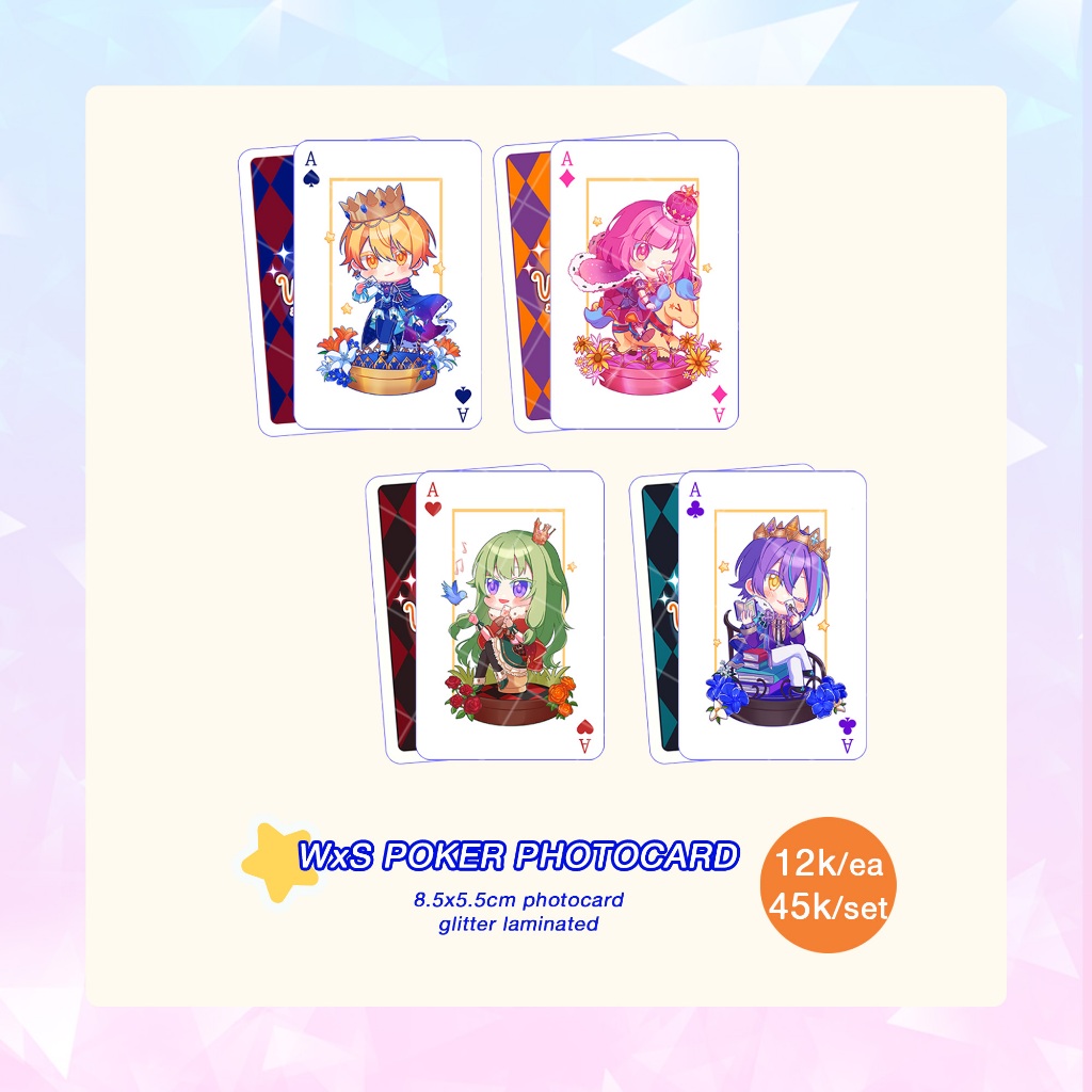 Jual PROJECT SEKAI Fanmerch WxS WORLD LINK Poker Photocard Shopee