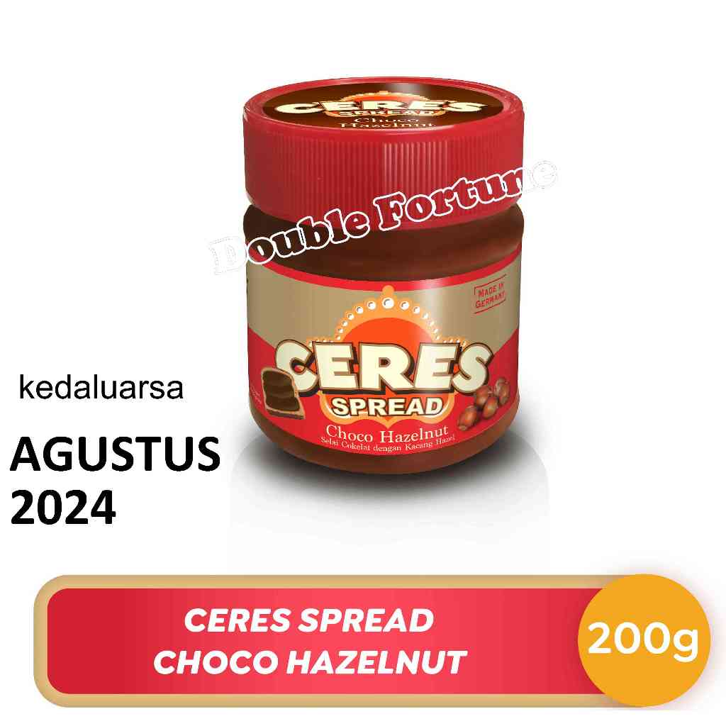 Jual CERES CHOCO SPREAD HAZELNUT 200gr SELAI COKLAT KACANG HAZELNUT A ...