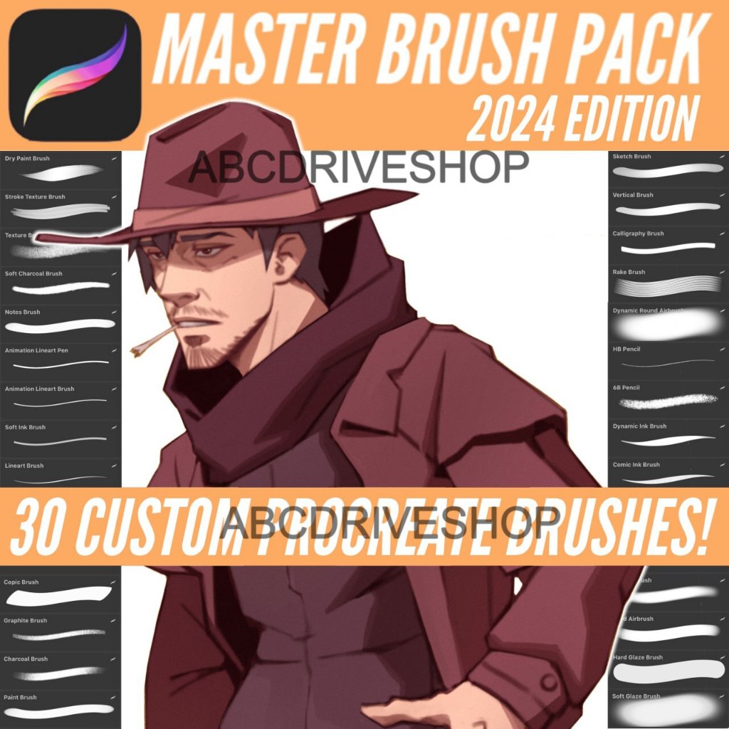 Jual Procreate Brush - Master Brush Pack | Shopee Indonesia