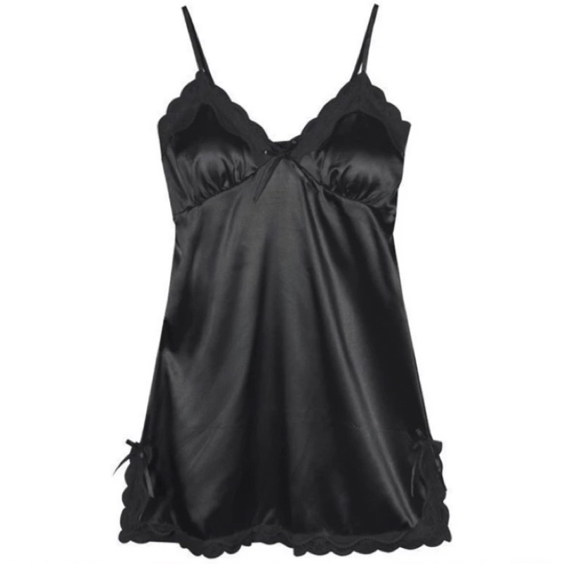 Jual Baju Tidur Piyama Daster Wanita Korea Sexy Mini Dress Women Silk ...