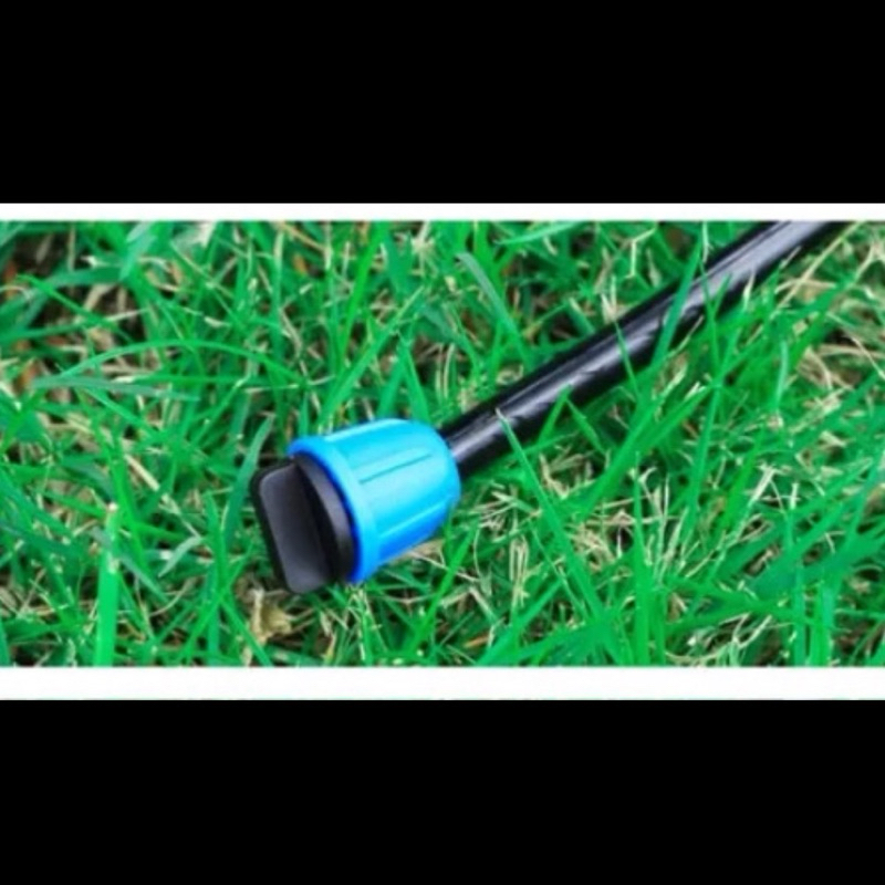 Jual Blue Konektor Fitting Cap End Plug Selang PE 7mm / 4mm Connector ...