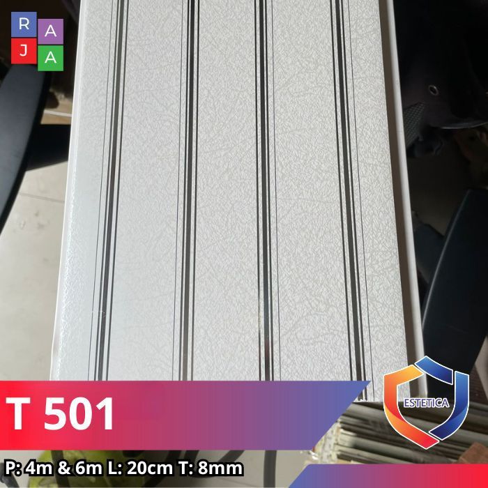 Jual Plafon PVC Putih Polos Motif Kayu Ceiling Merk Tiger Anti Jamur ...