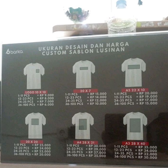 Jual Custom Sablon | Shopee Indonesia