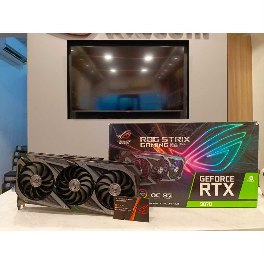 Jual NVDIA GEFORCE ASUS ROG STRIX GAMING RTX 3070/RTX3070 OC 8GB