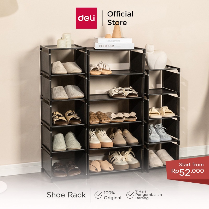 Jual Vusign Rak Sepatu / Shoe Rack 5 Tingkat Desain Minimalis Mudah di ...