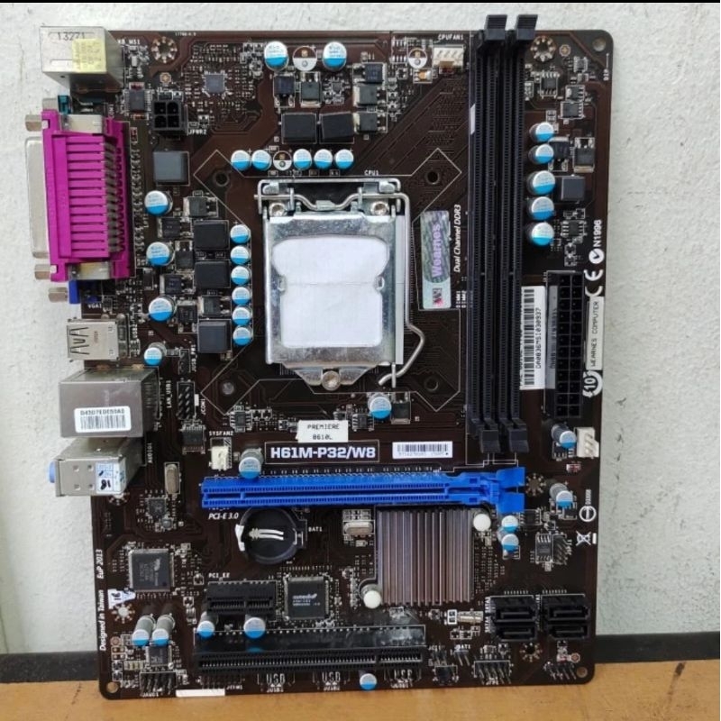 Jual MOTHERBOARD WEARNES H61M-P32 LGA 1155 PLUS PROSESOR G2030 | Shopee ...