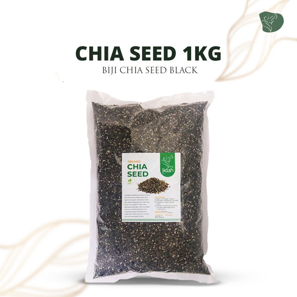 Jual Chia Seed organic 1Kg Chiaseed Hitam Organik biji chiaseed Black ...