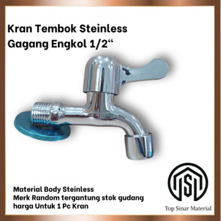 Jual Kran Air Engkol Stainless Inci L Keran Cuci Tembok Taman