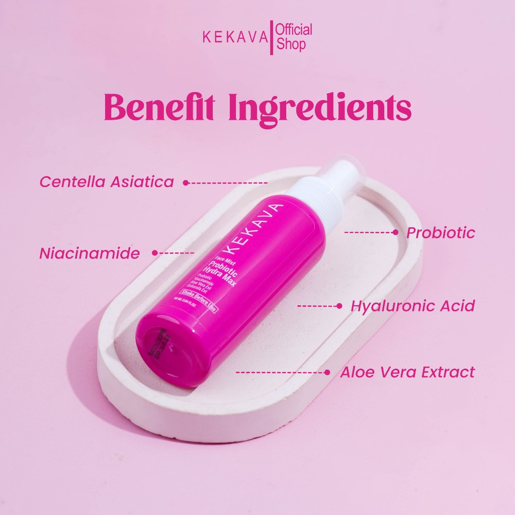 Jual KEKAVA Face mist Probiotic Hydra Max l With Niacinamide & Aloe ...