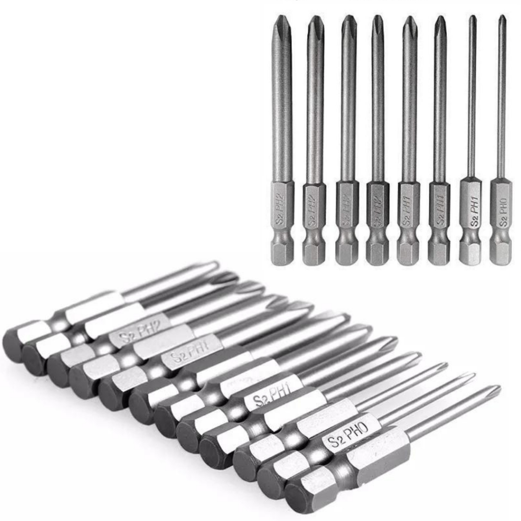 Jual MATA OBENG SET KONEKTOR MATA BOR BATANG HEXAGONAL 1/4 INCH ALLOY ...