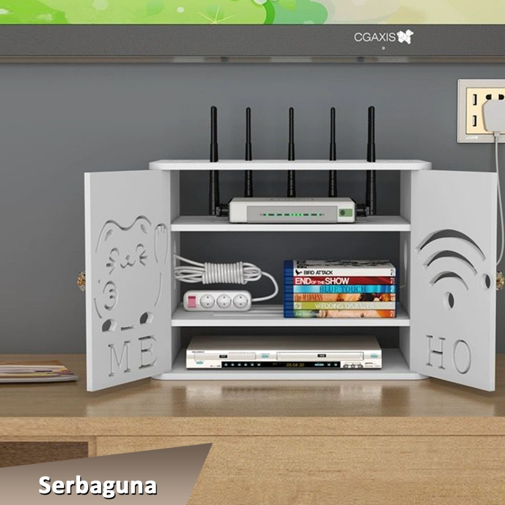 Jual Memeda Kotak Penyimpanan Router | Shopee Indonesia