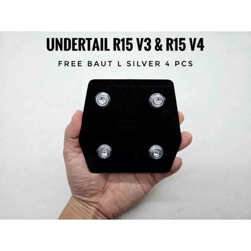 Jual Cover Undertail R15 V3 V4 Bahan Akrilik Tebal 3 Mili Free Baut 4 ...