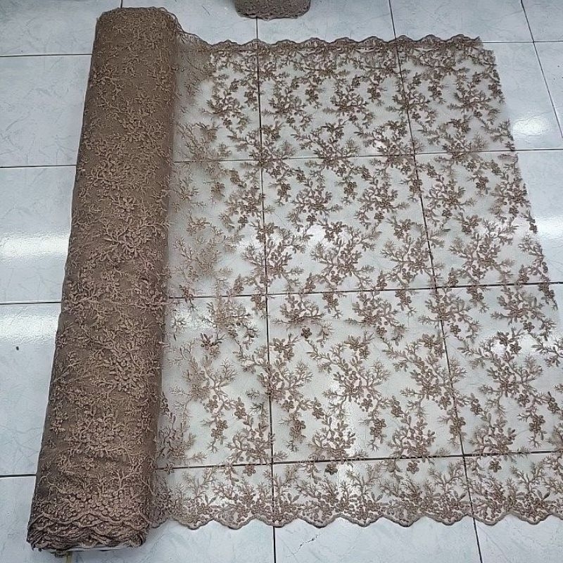 Jual kain tile akar bunga bintang gliter | Shopee Indonesia