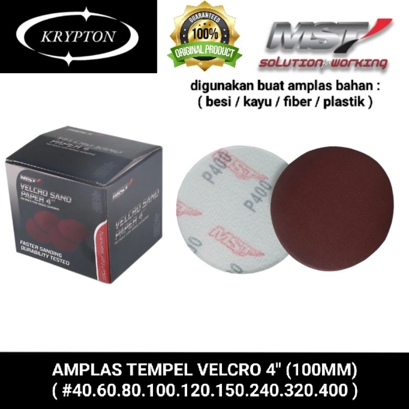 Jual Mst Amplas Bulat Tempel Velcro Jaminan Original Shopee Indonesia