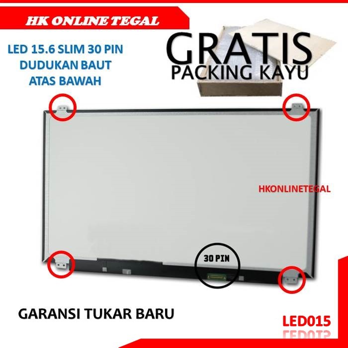 Écran LCD Pour ASUS VivoBook D509D - 15.6" HD 1366x768 - Connecteur 30 Pins - Neuf