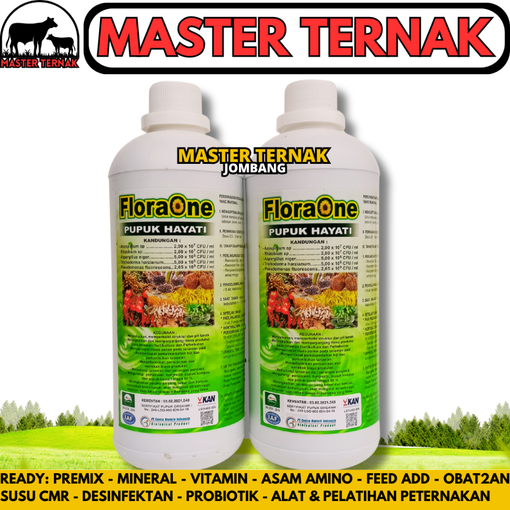 Jual FLORA ONE 1 LITER - FLORAONE CAIR - TRICODERMA CAIR - PUPUK CAIR ...