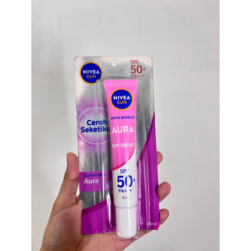 Nivea Sun Extra Protect Aura Primer SPF50 PA+++ Soin Solaire Visage 30ml