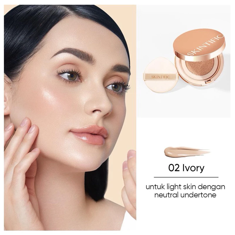 Skintific Cushion SPF 35 PA++++ Oil-Control Matte