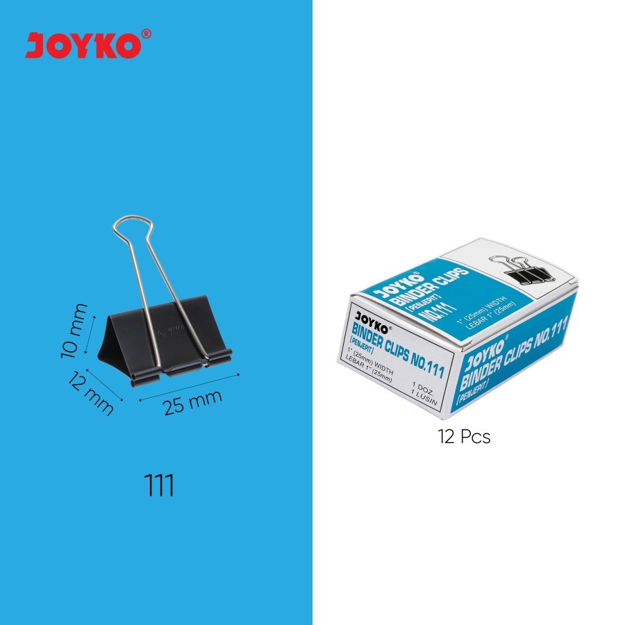Jual Binder Clip Joyko No.111 Shopee Indonesia