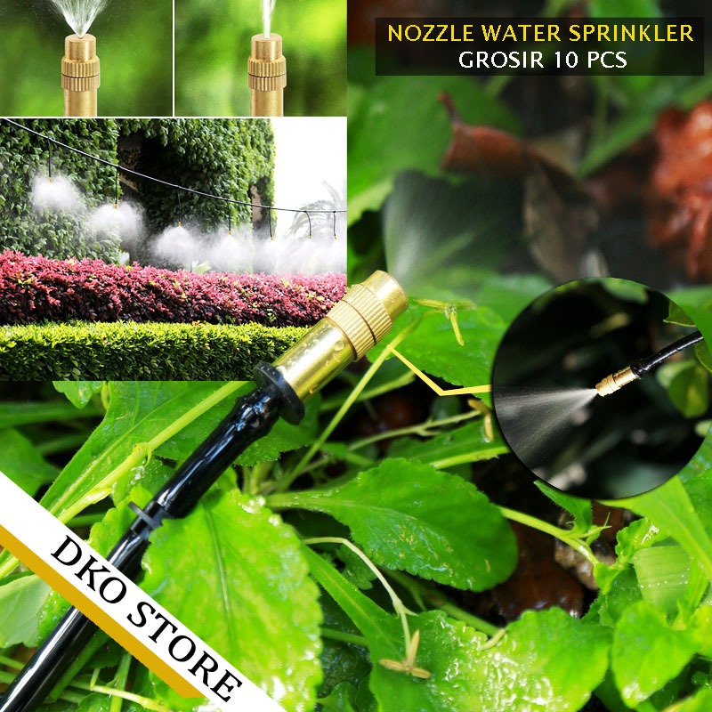 Jual Alat Penyiram Tanaman Kabut Nozzle 1 Hole Sprinkler Water Mist 10 ...