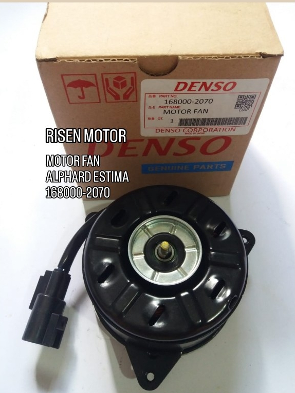 Jual MOTOR FAN RADIATOR ALPHARD VELLFIRE ESTIMA ORI 168000-2070 ...