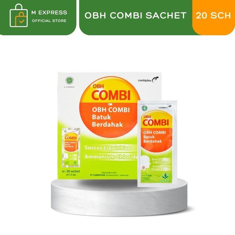 Jual OBH Combi Obat Batuk Berdahak Menthol Herbal Box isi 20 Sachet