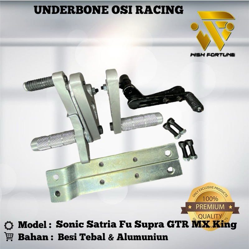 Jual Step Underbone OSI Racing Sonic Mx King Mx Old Supra GTR Satria FU ...